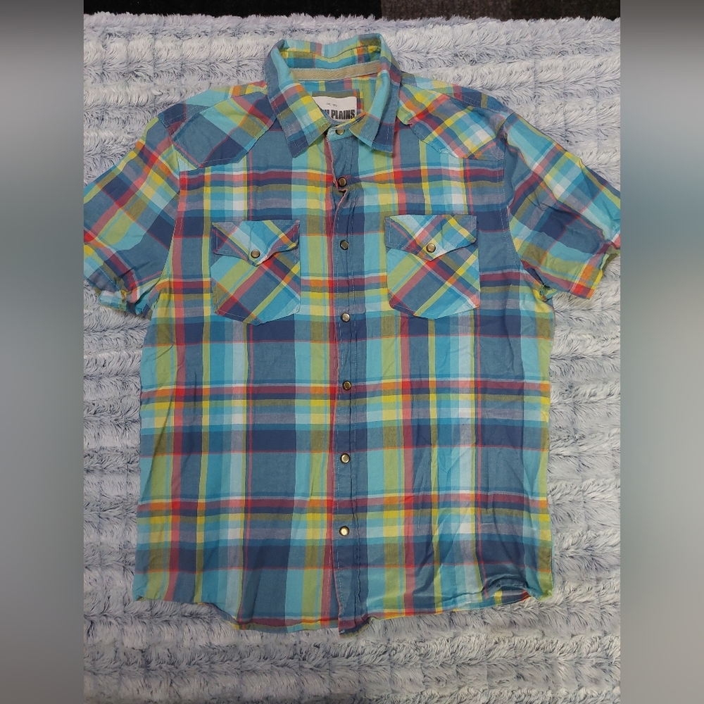 Men's Multicolor Plaid Shirt
